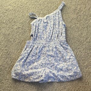 Abercrombie Kids Light Blue Floral Romper